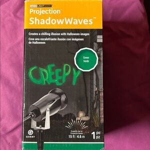 Gemmy ShadowWaves Lightshow with Green Creepy Projection